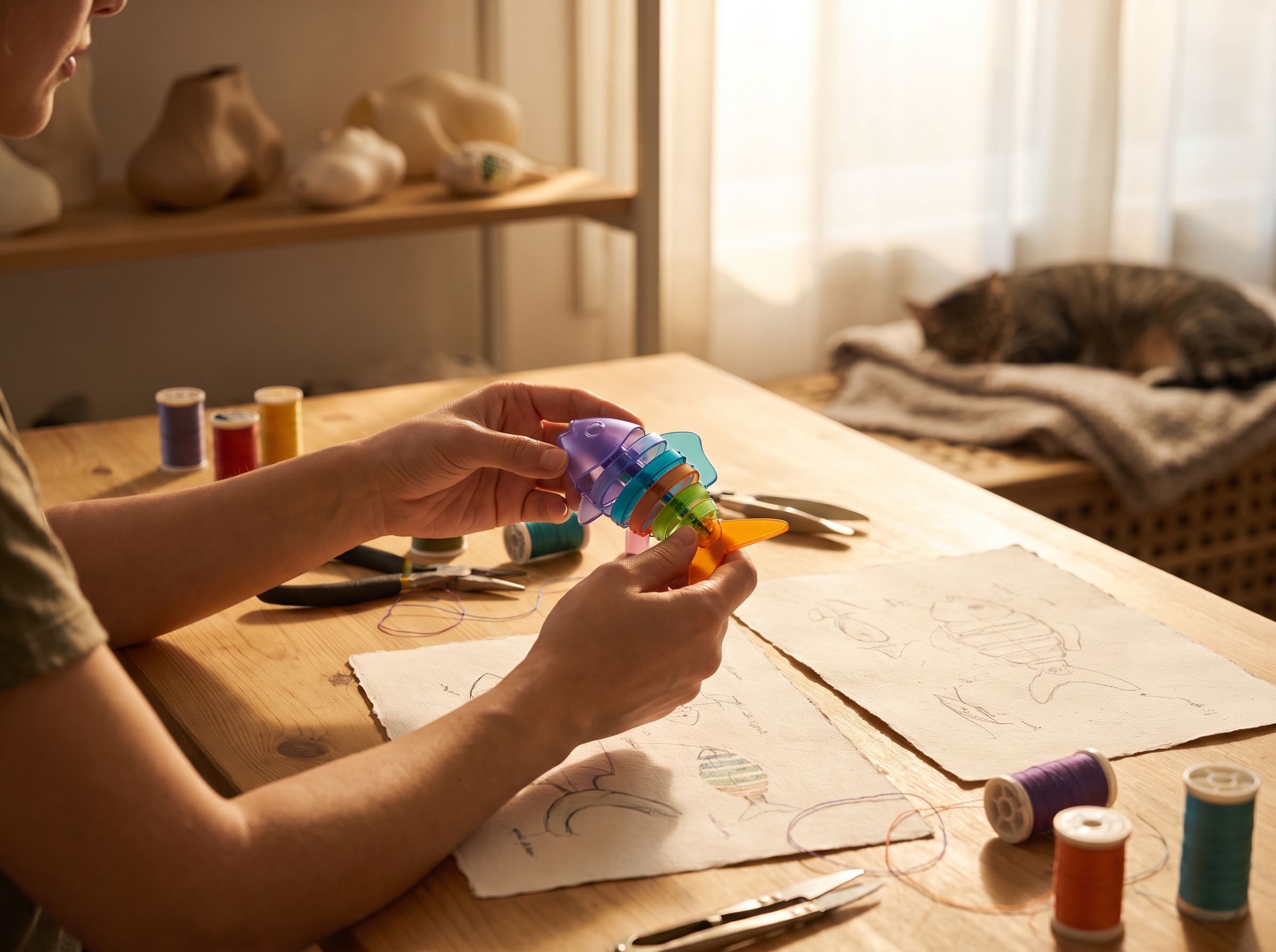 Conception d'un jouet interactif pour chat